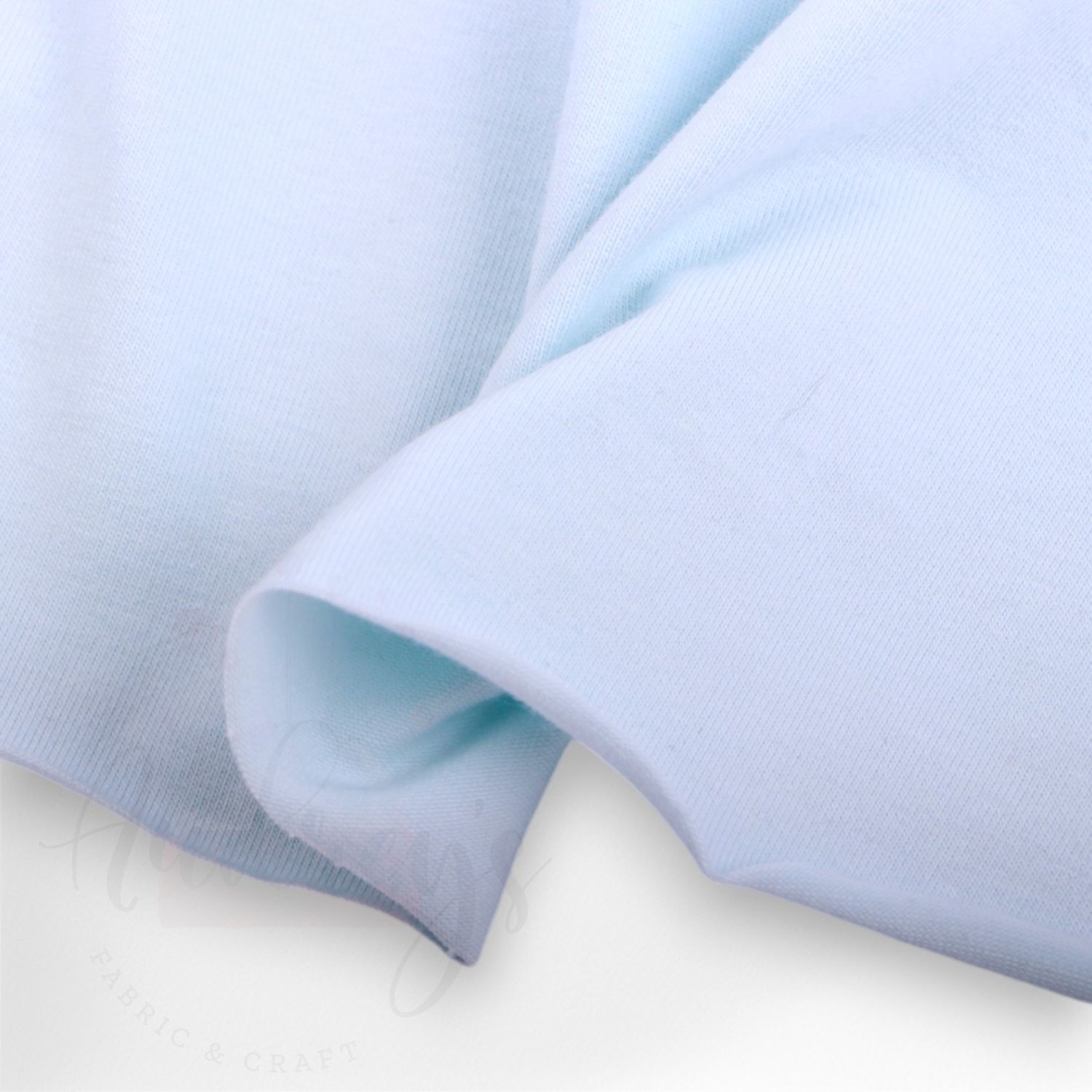 Light Blue | Cotton Lycra Solid Fabric, 160gsm