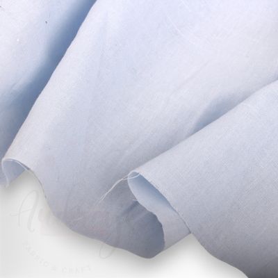 Light Blue | Cotton Linen Blend Slub Fabric