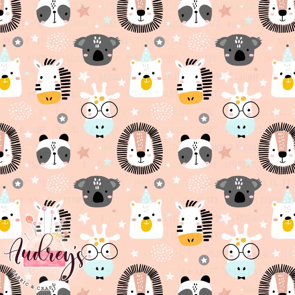 Cute Safari, Pink | PRE-ORDER | Choose Your Own Base