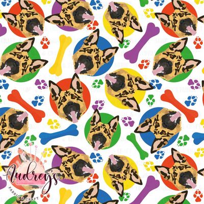 German Sherpherd Toss | PRE-ORDER | Choose Your Own Base