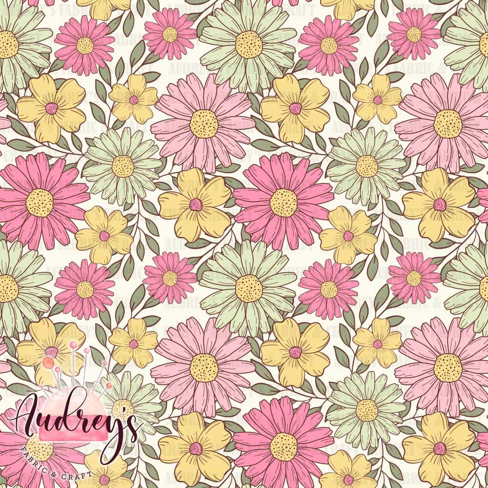 Blooming Meadow, Pink | PRE-ORDER | Choose Your Own Base