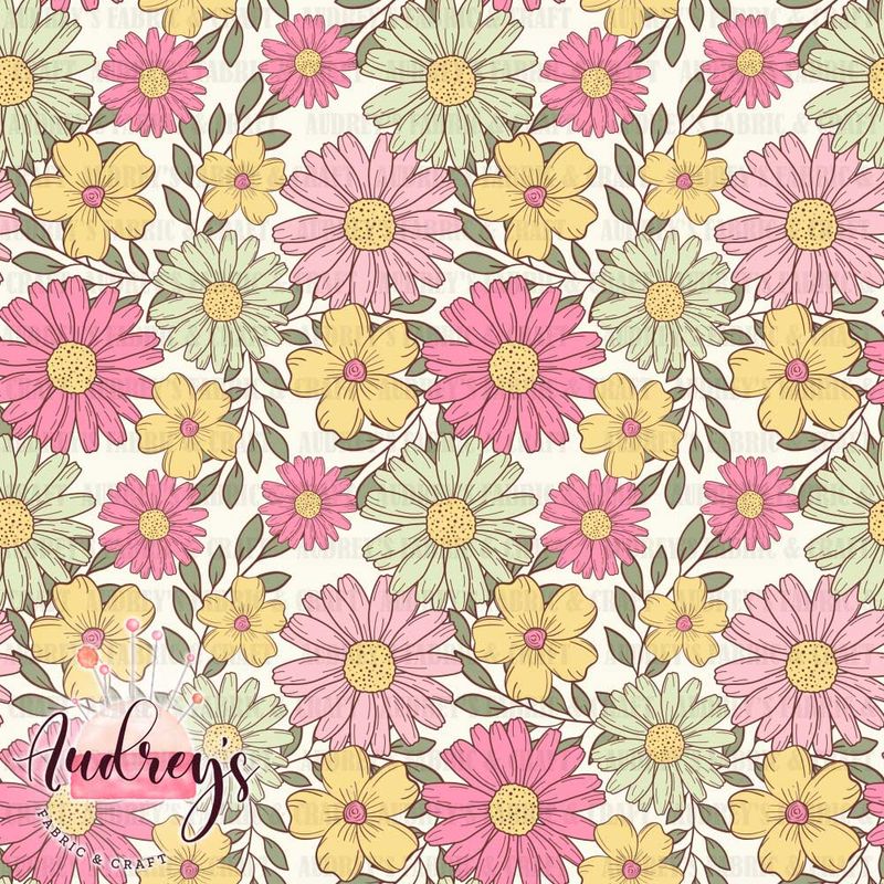 Blooming Meadow, Pink | PRE-ORDER | Choose Your Own Base