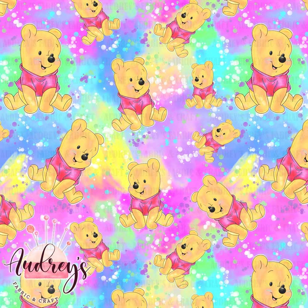Pooh on Rainbow Splatter | PRE-ORDER | Choose Your Own Base