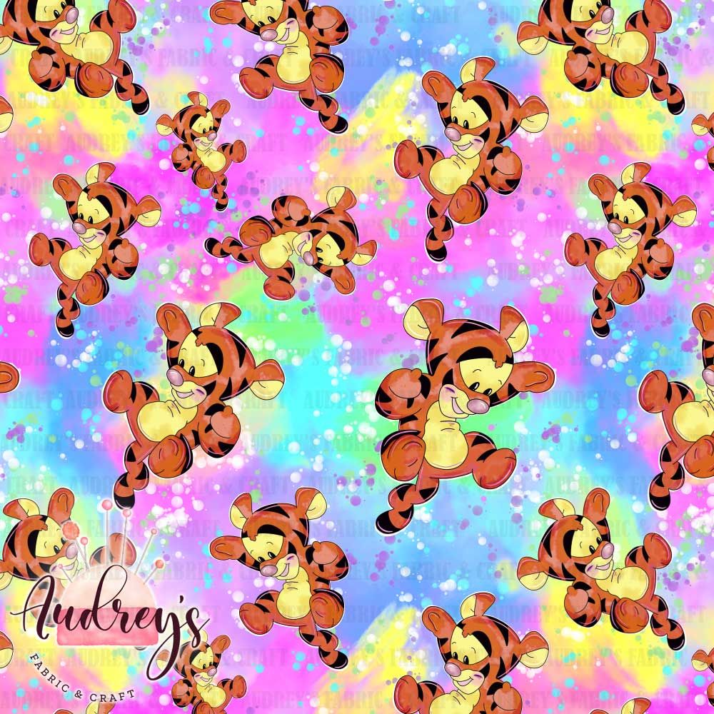 Tigger on Rainbow Splatter | PRE-ORDER | Choose Your Own Base