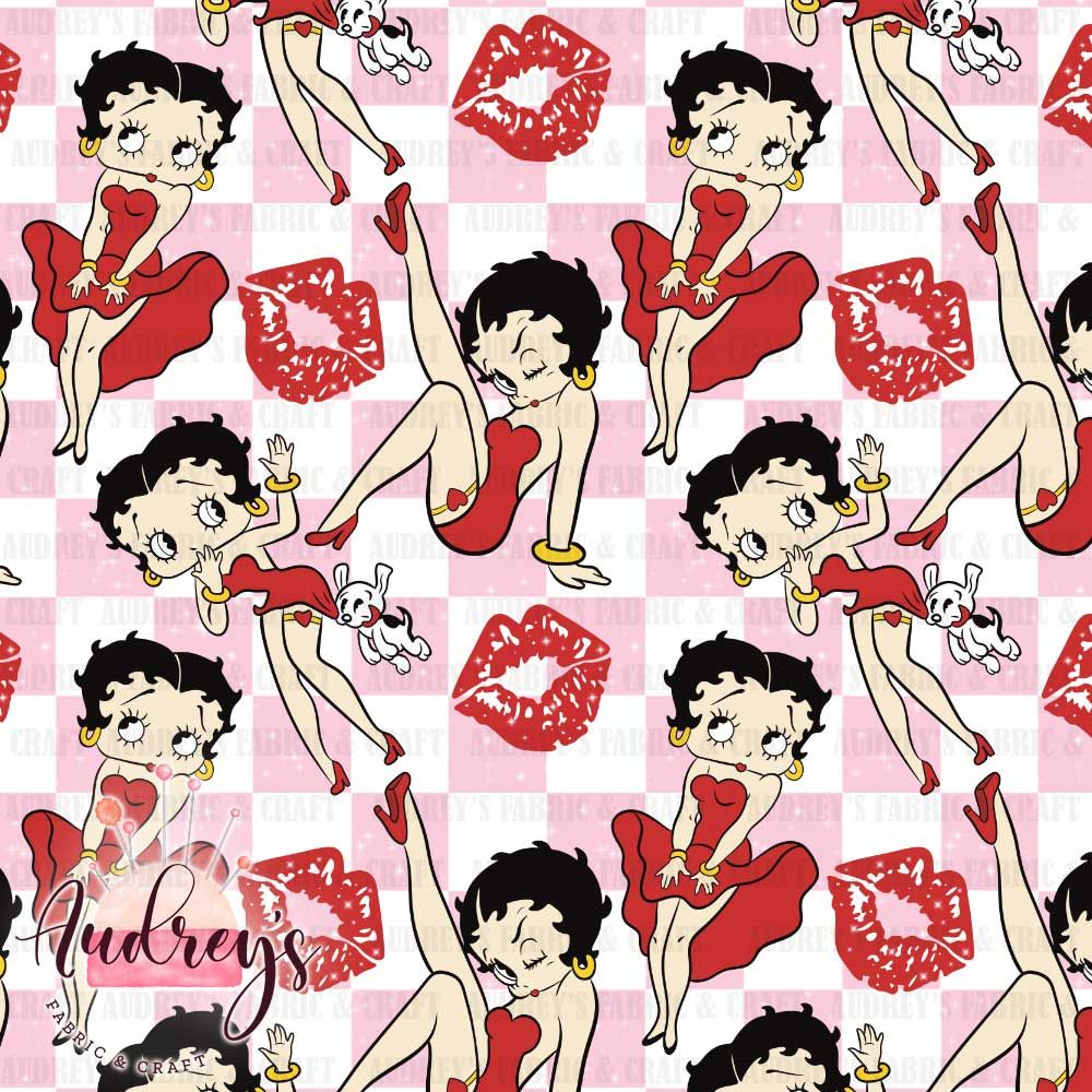 Betty Boop Checkers | PRE-ORDER | Choose Your Own Base