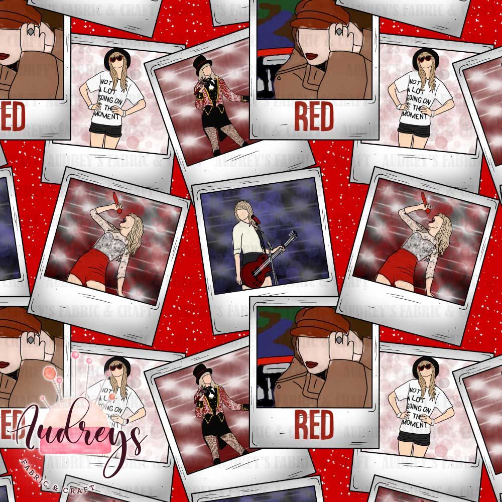 TS Album Polaroids, Red | PRE-ORDER | Choose Your Own Base