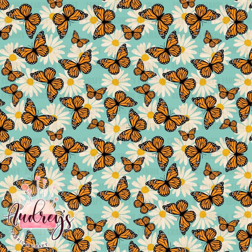 Butterfly Meadow, Blue | PRE-ORDER | Choose Your Own Base