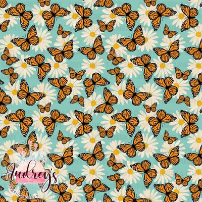 Butterfly Meadow, Blue | PRE-ORDER | Choose Your Own Base