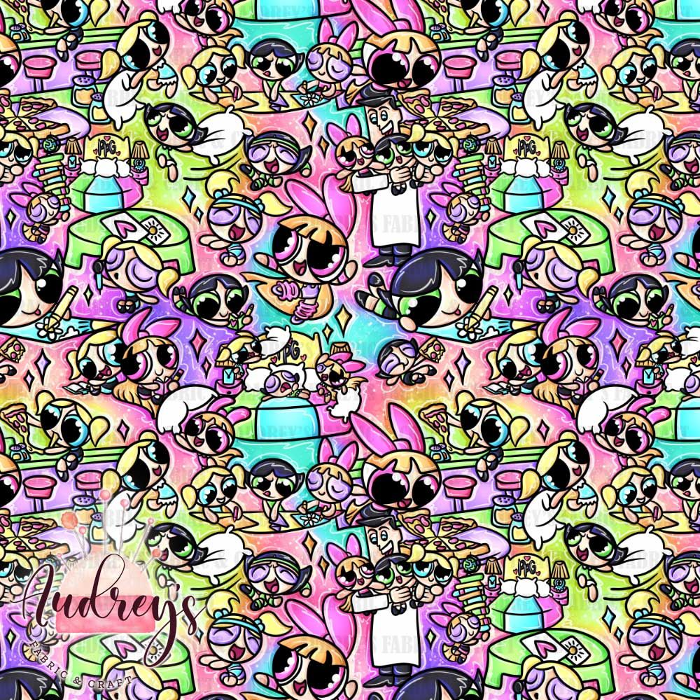 Powerpuff Girls Pizza Party | PRE-ORDER | Choose Your Own Base