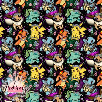 Floral Pokemons | PRE-ORDER | Choose Your Own Base