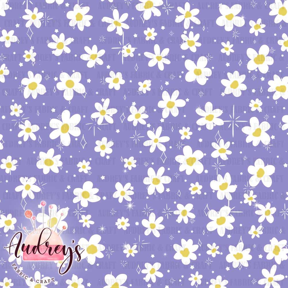 Ditsy Daisy on Violet | PRE-ORDER | Choose Your Own Base