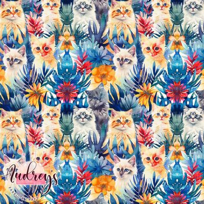 Kittens, Tropical Meadow | PRE-ORDER | Choose Your Own Base