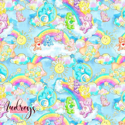 Carebears on Blue | PRE-ORDER | Choose Your Own Base