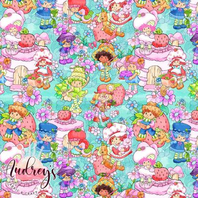 Strawberry Shortcake, Teal | PRE-ORDER | Choose Your Own Base