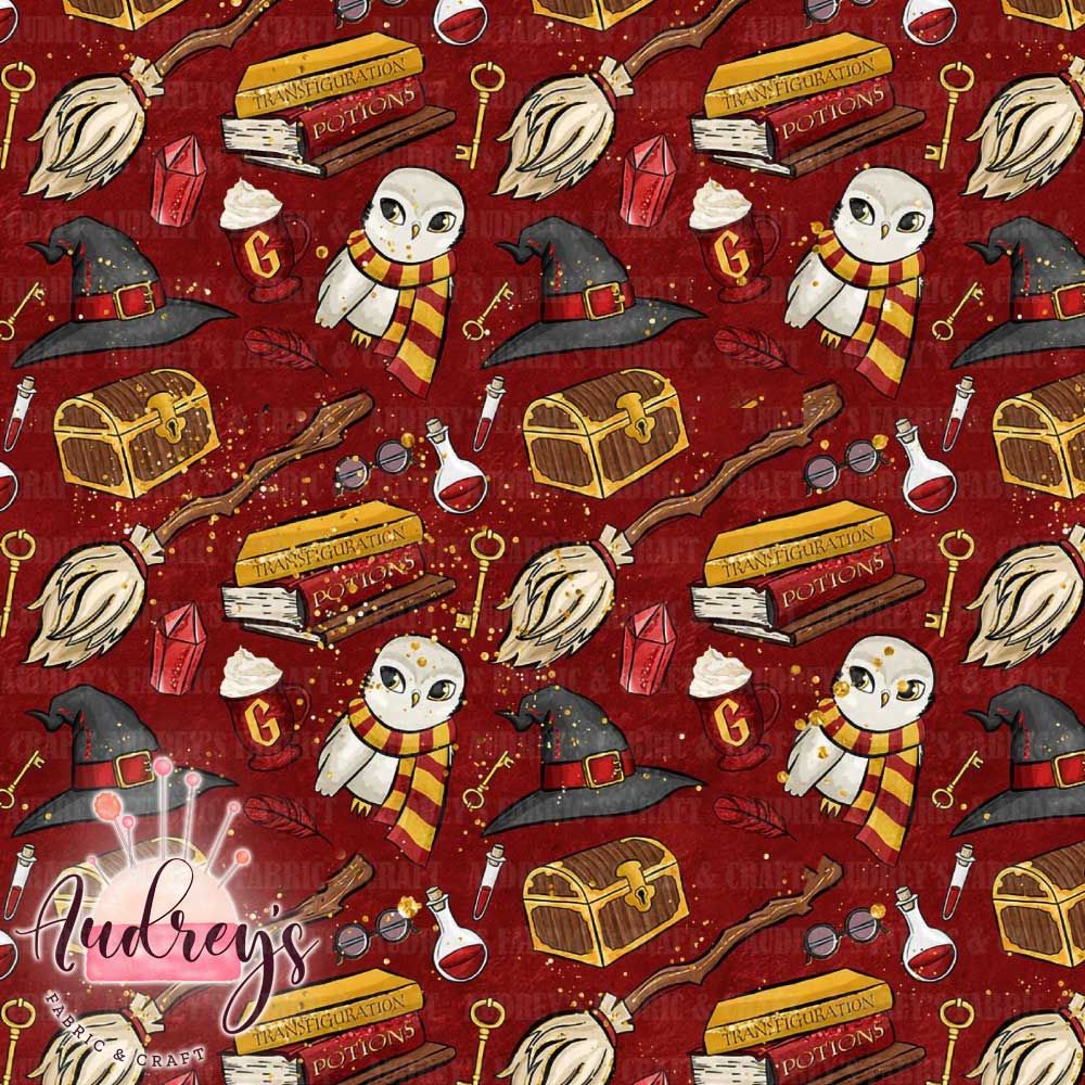 Wizard Owl, Burgundy | PRE-ORDER | Choose Your Own Base