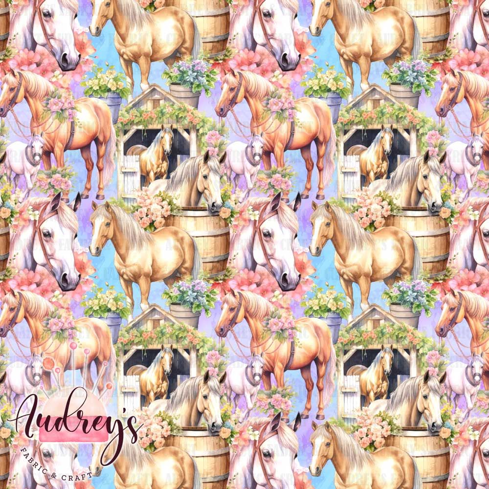 Floral Horses | PRE-ORDER | Choose Your Own Base