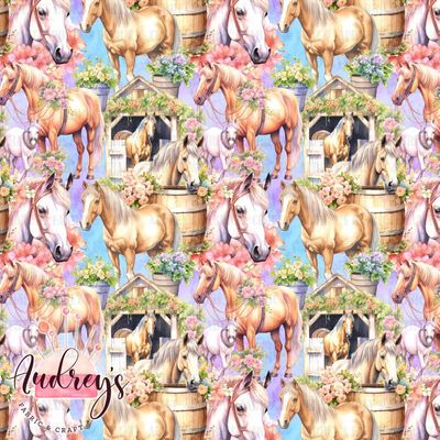 Floral Horses | PRE-ORDER | Choose Your Own Base
