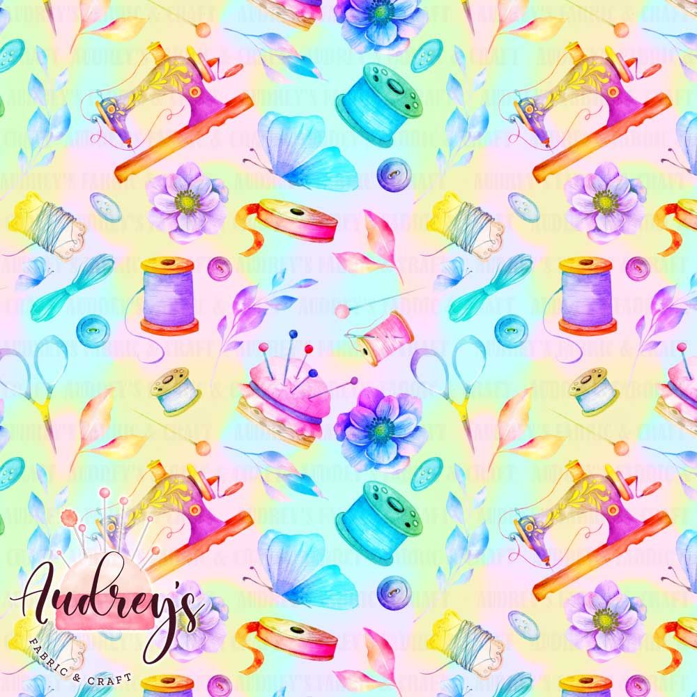 Sewing, Pastel | PRE-ORDER | Choose Your Own Base