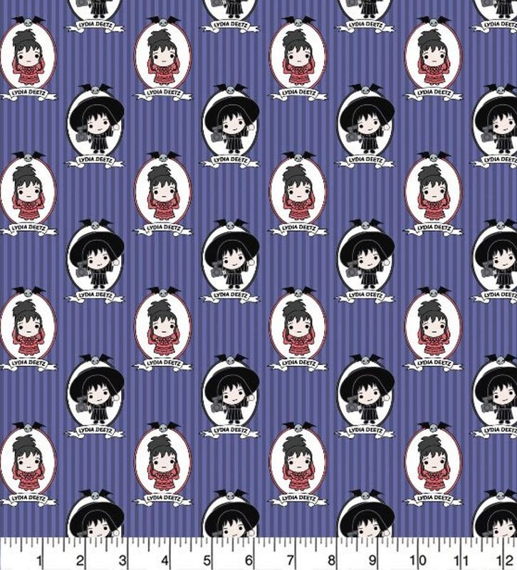 Beetlejuice, Lydia | Licensed Quilting Cotton | 112cm Wide
