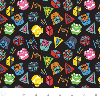 Star Wars Icons | Licensed Quilting Cotton | 112cm wide
