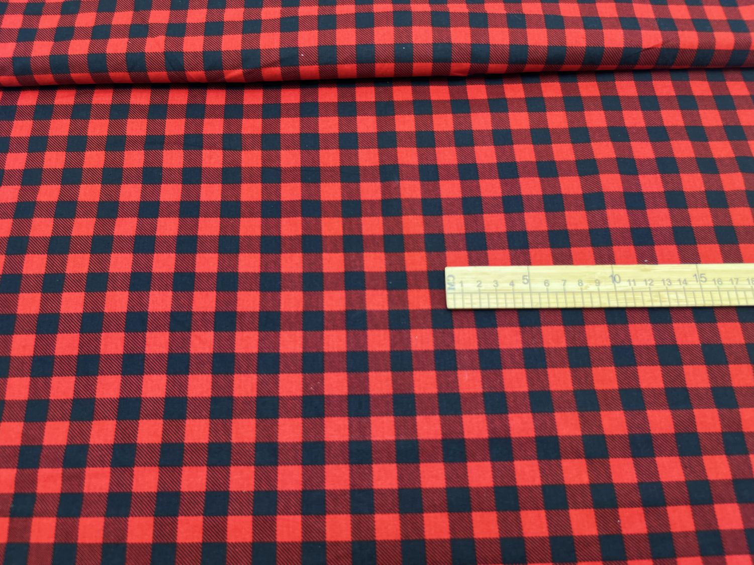 Buffalo Plaid Red, 0.5 inch | Quilting Cotton | 112cm wide