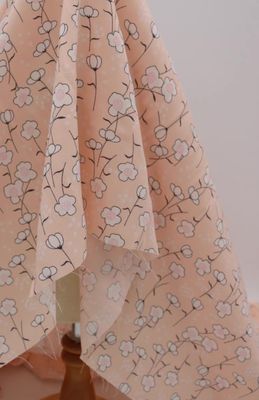Cotton Flowers | Rayon Fabric | 142cm wide