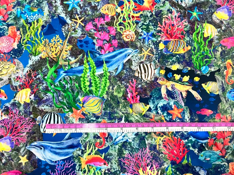 Vibrant Seaworld | Quilting Cotton | 112cm wide