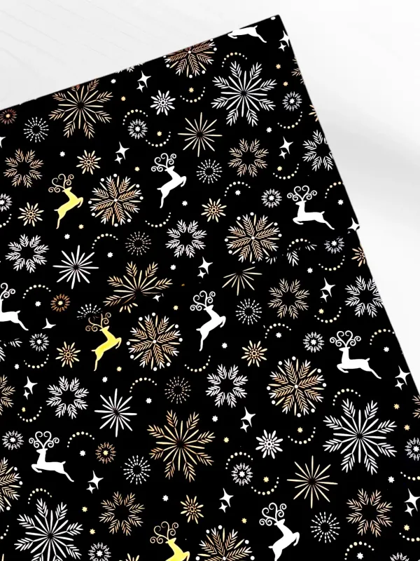 Xmas Deer &amp; Stars | Quilting Cotton | 112cm wide