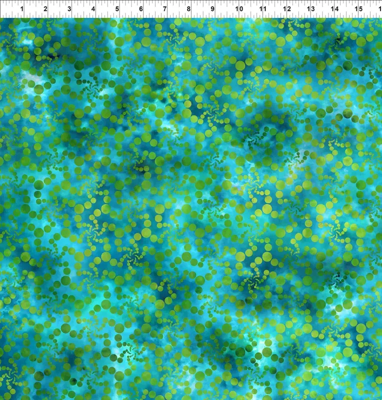 Elysian, Turquoise Lagoon | Quilting Cotton | 112cm wide