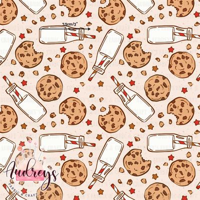 Milk and Cookies | Digital-Print Custom Cotton Woven | 145cm wide