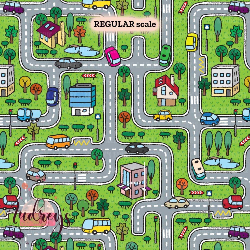 Roadmap | Digital-Print Custom Cotton Woven | 145cm wide