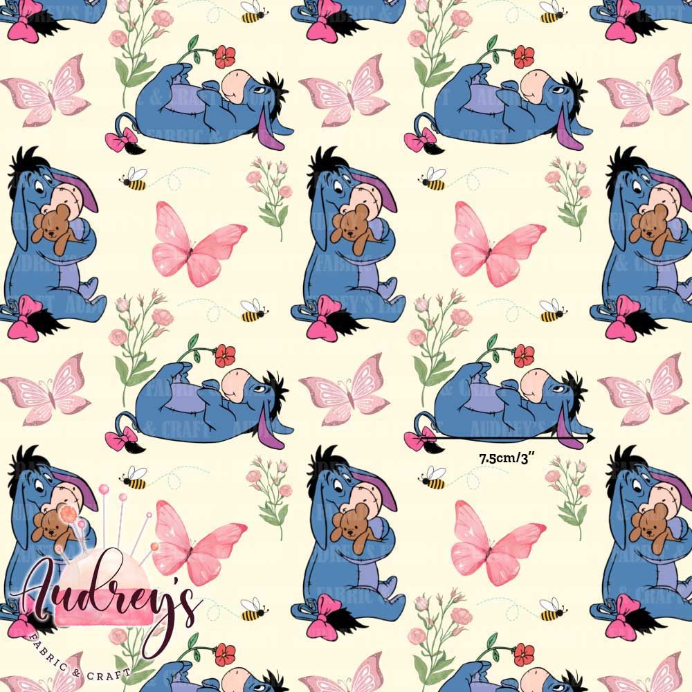 Eeyore, Playtime | Digital-Print Custom Cotton Woven | 145cm wide