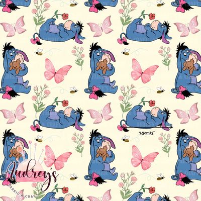 Eeyore, Playtime | Digital-Print Custom Cotton Woven | 145cm wide