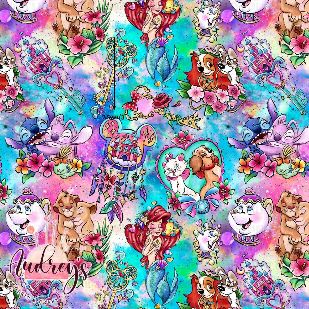 Magical Favourites | Digital-Print Custom Cotton Woven | 145cm wide