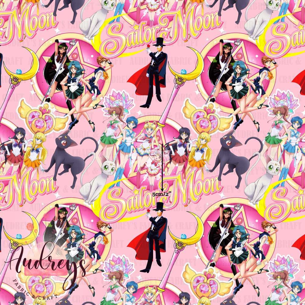 Sailor Moon | Digital-Print Custom Cotton Woven | 145cm wide