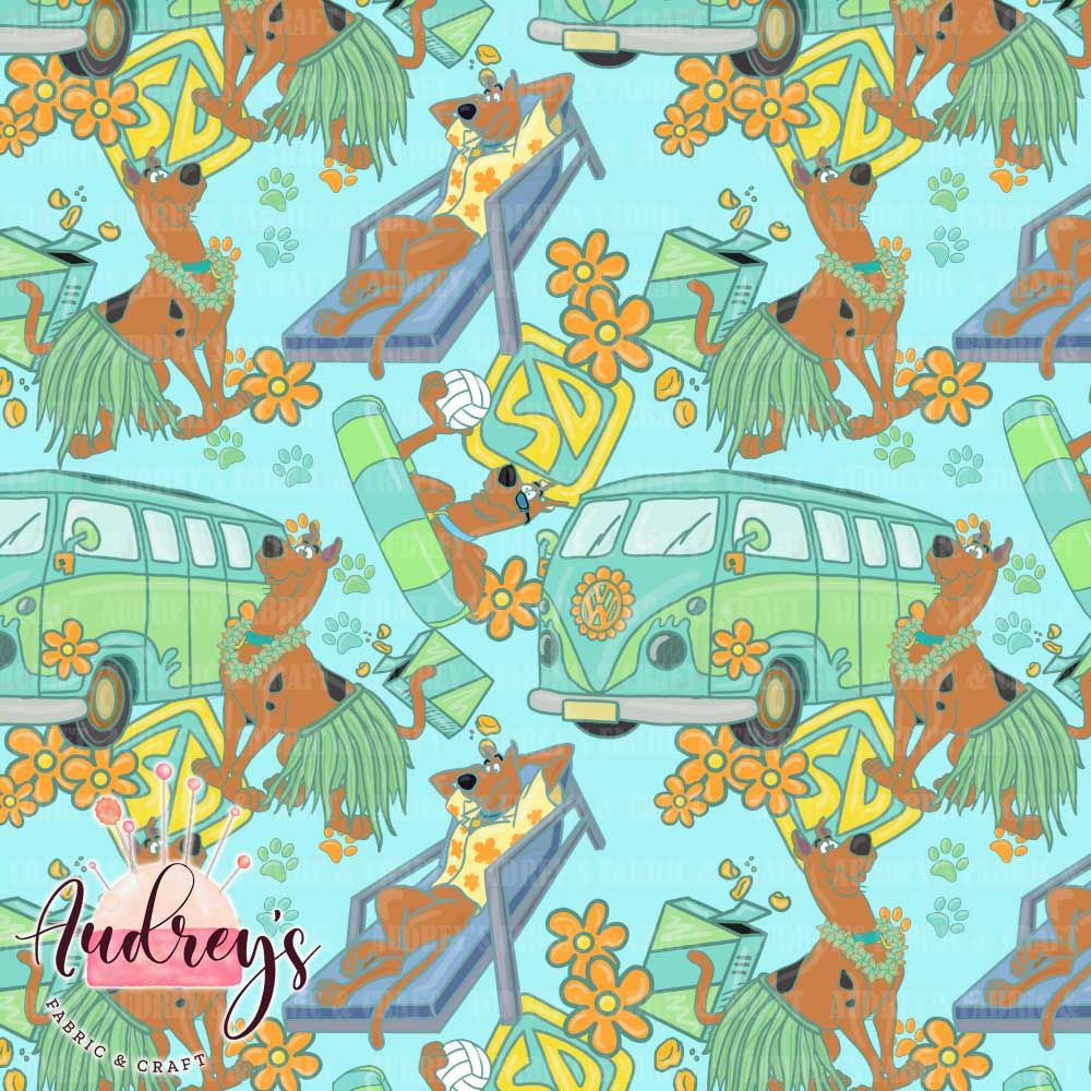 Scooby Doo | Digital-Print Custom PUL Waterproof Fabric | 150cm wide
