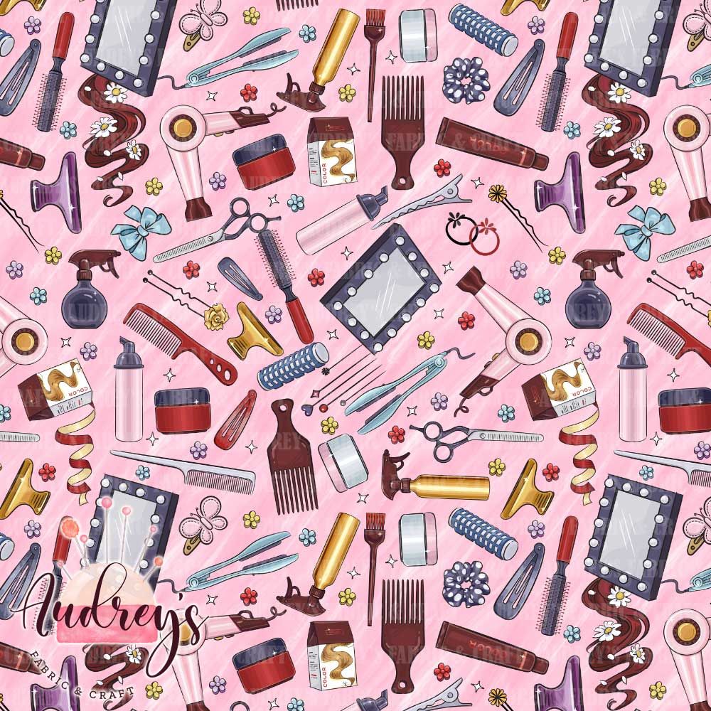 Hairdresser | Digital-Print Custom PUL Waterproof Fabric | 150cm wide