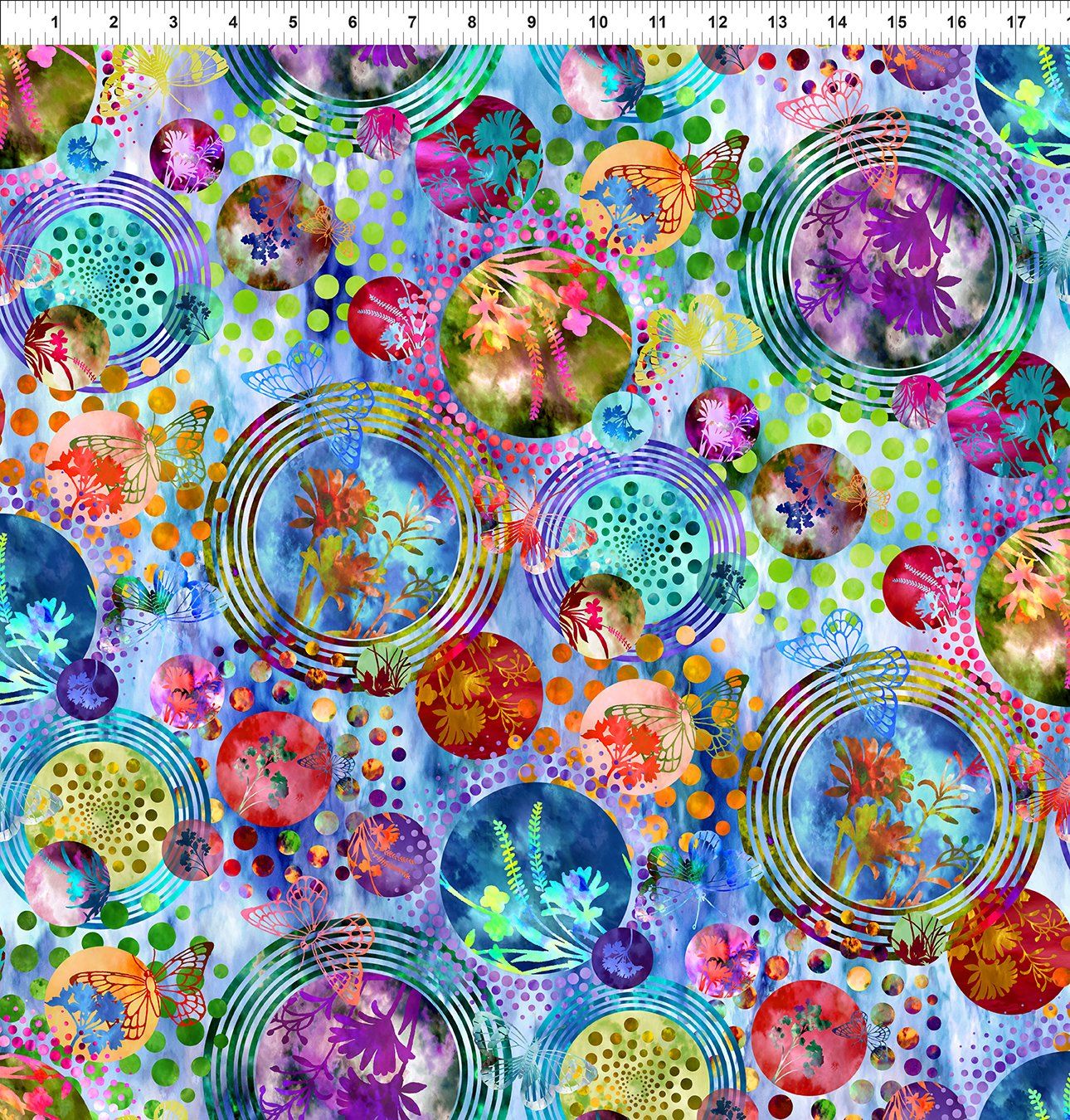 Elysian, Collage Multi | Quilting Cotton | 112cm wide
