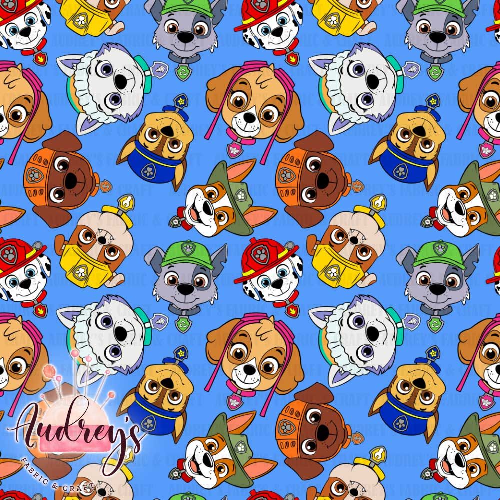 Paw Patrol Toss on Blue| PRE-ORDER | Choose Your Own Base