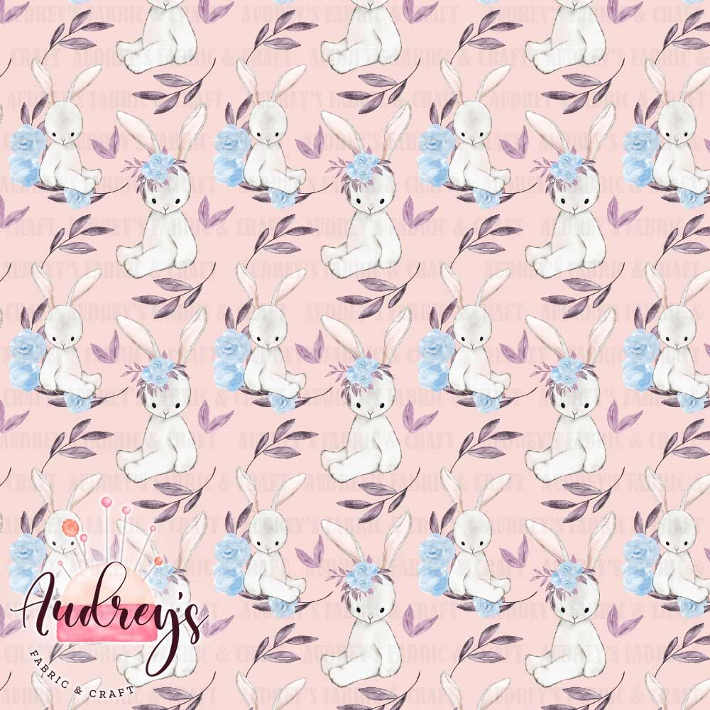 Cute Bunny Floral | PRE-ORDER | Choose Your Own Base