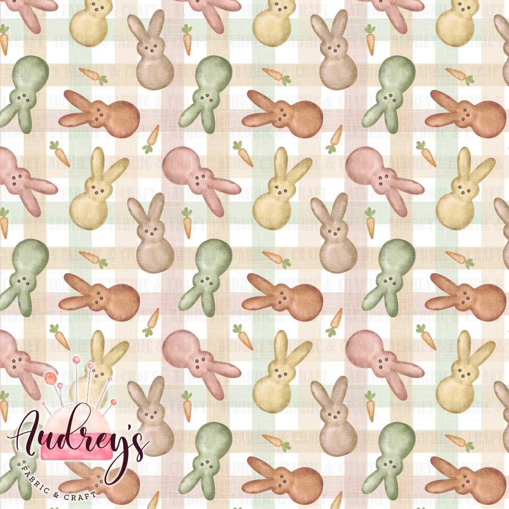 Bunny on Plaid | PRE-ORDER | Choose Your Own Base