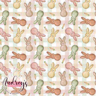 Bunny on Plaid | PRE-ORDER | Choose Your Own Base