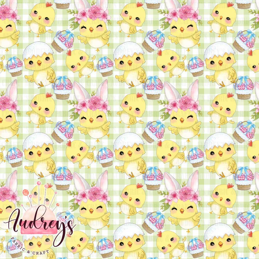 Chickadees on Gingham | PRE-ORDER | Choose Your Own Base