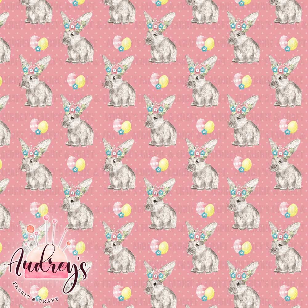 Bunny Basket, Peach | PRE-ORDER | Choose Your Own Base