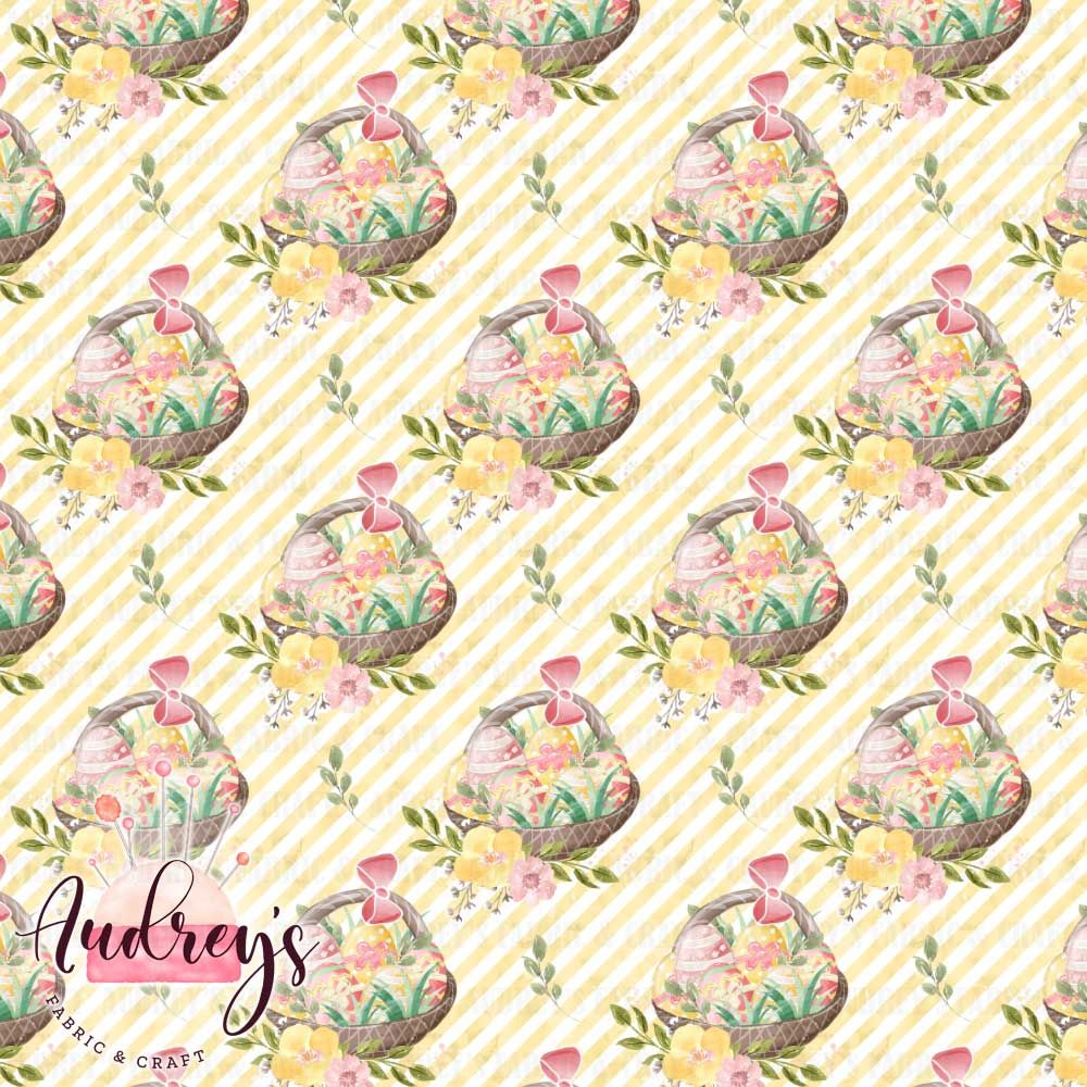 Easter Baskets Stripes | PRE-ORDER | Choose Your Own Base