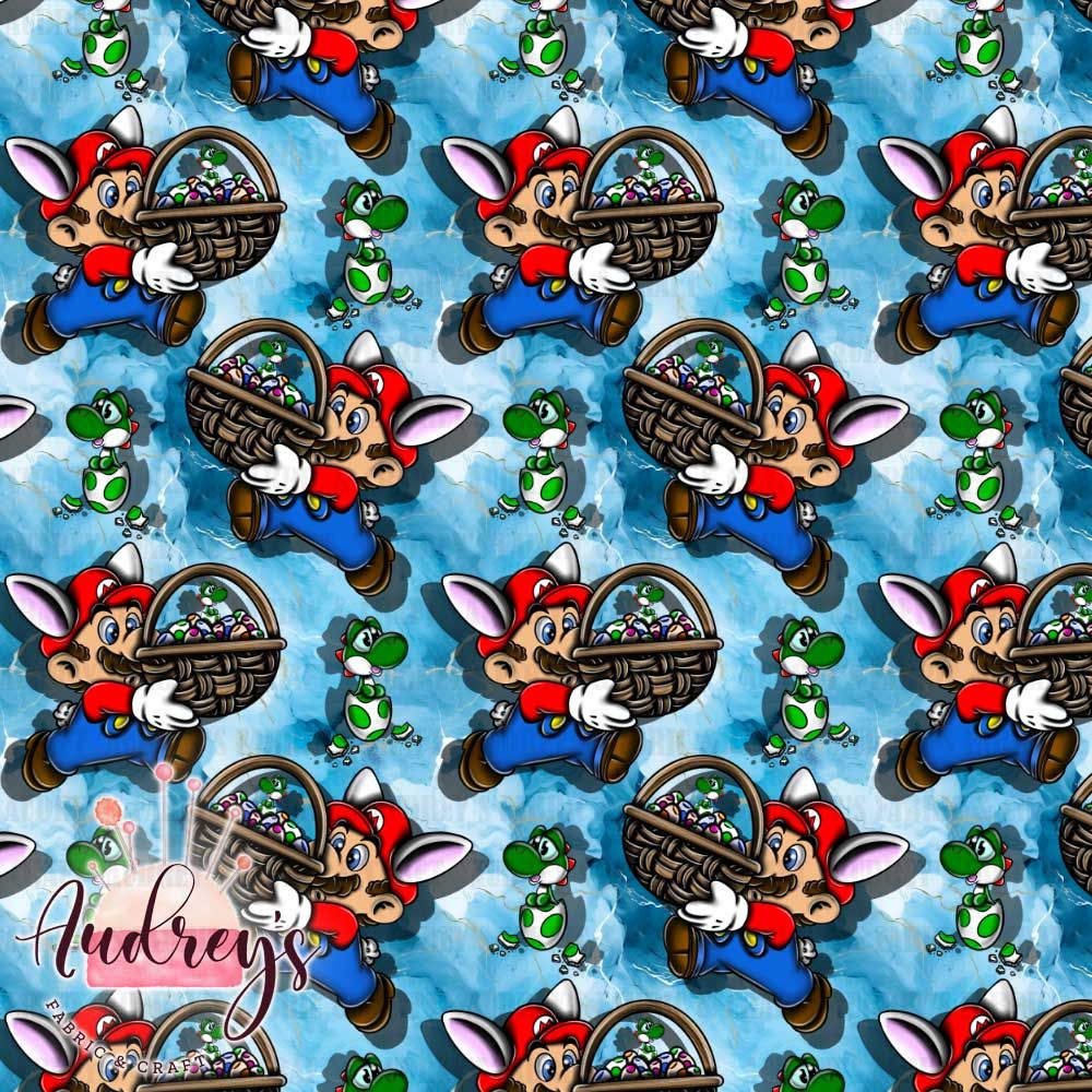 Mario's Easter Basket | PRE-ORDER | Choose Your Own Base