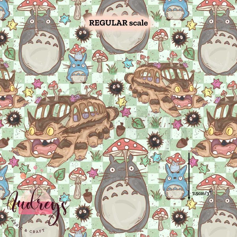 Ghibli Favourites, Cottagecore | Digital-Print Custom Cotton Woven | 145cm wide