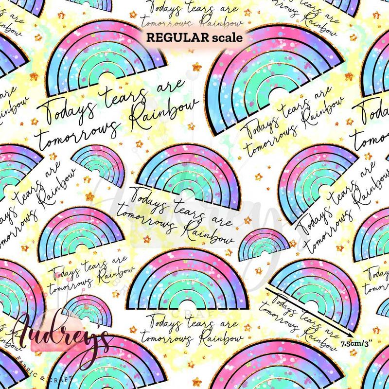 Tomorrow&#39;s Rainbow | Digital-Print Custom Cotton Woven | 145cm wide
