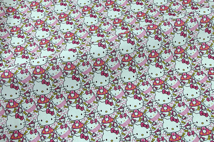 Hello Kitty Allover | Digital Print Custom Quilting Cotton | 145cm wide