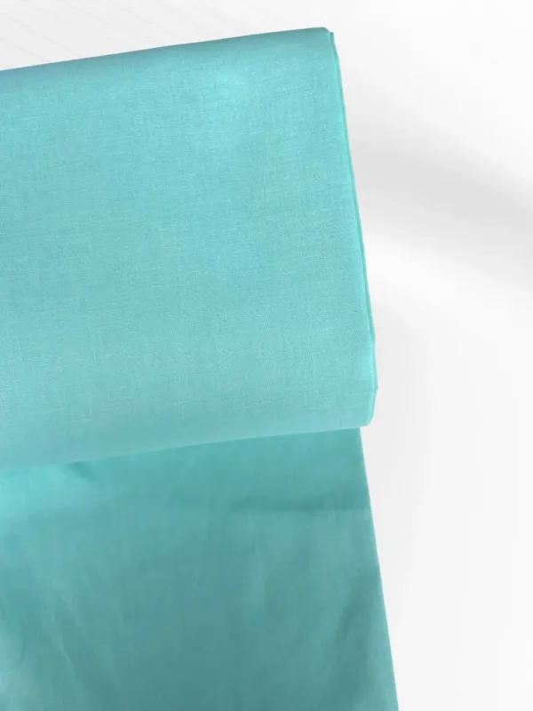 Aqua | Quilting Cotton Solids (Homespun) | 112cm Wide